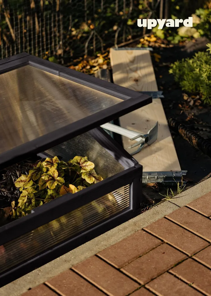 MINIKASVUHOONE ISTUTUSKASTILE UPYARD 80X60CM MUST