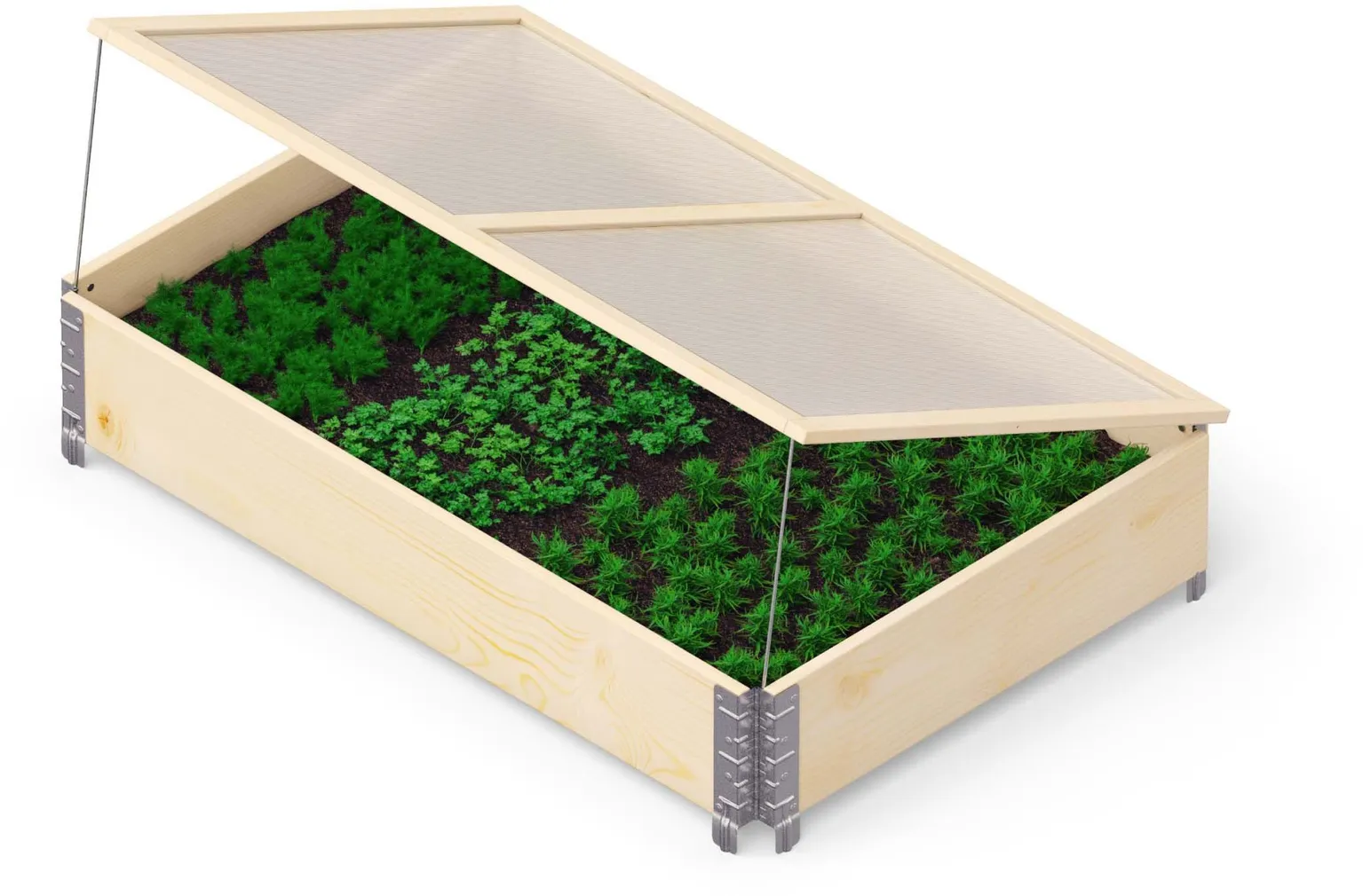 KASVUHOONE LUUK UPYARD 120X80CM NATURAALNE