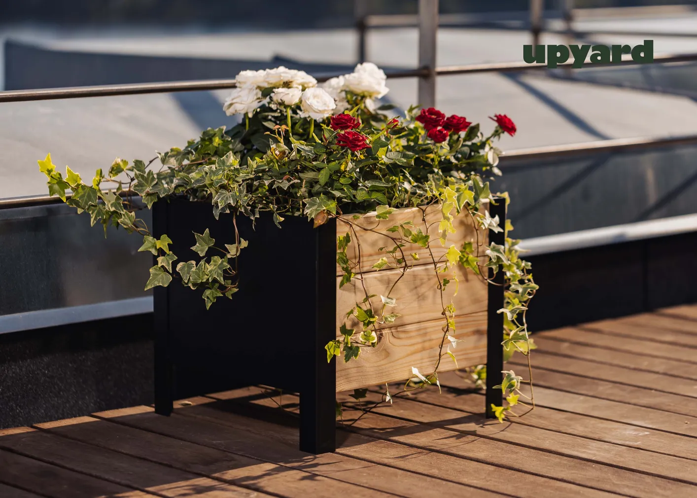 PEENRAKAST UPYARD MADAL 36X36CM NATURAALNE