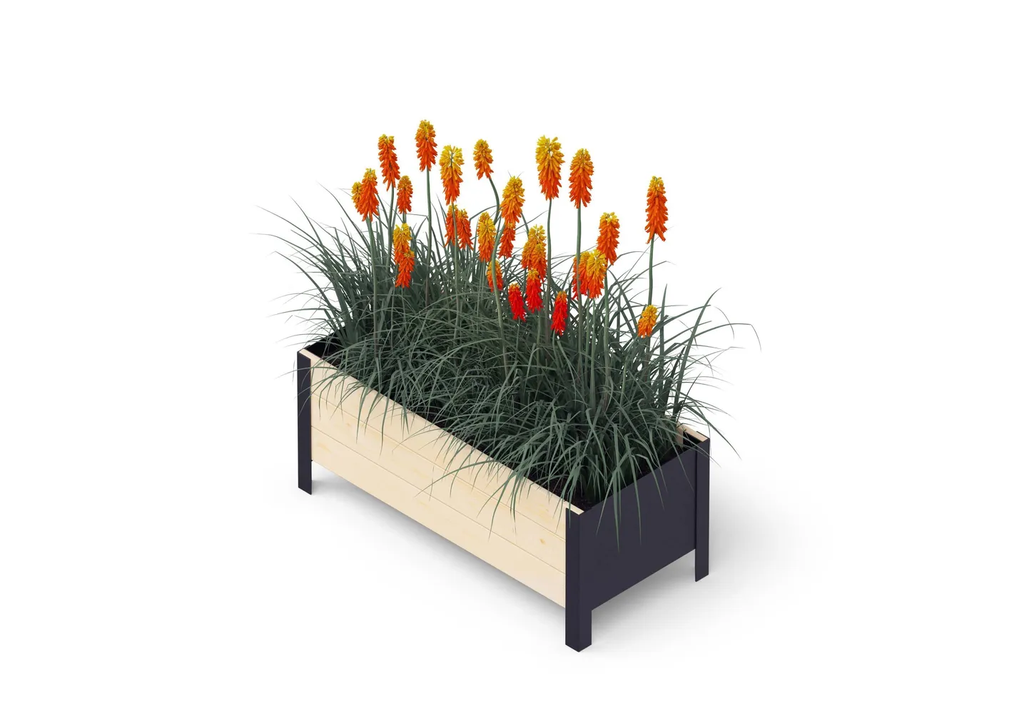 PEENRAKAST UPYARD MADAL 78X36CM NATURAALNE