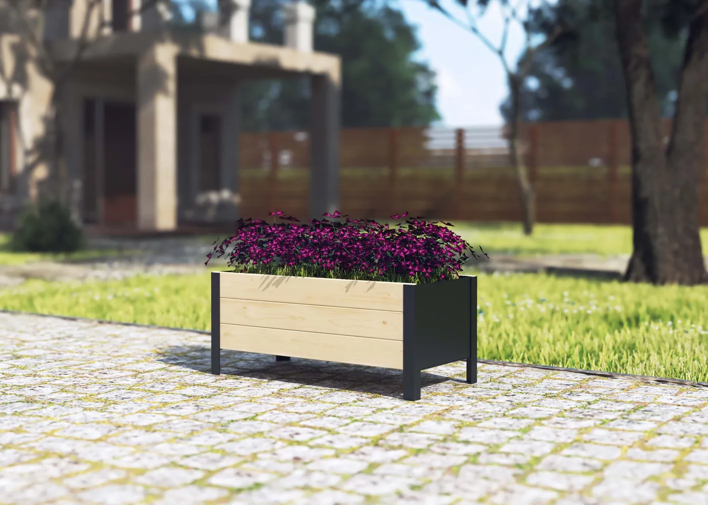 PEENRAKAST UPYARD MADAL 78X36CM NATURAALNE