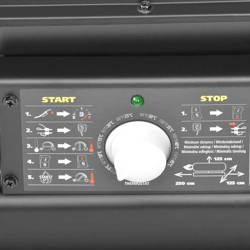 SOOJAPUHUR DIISLITOITEGA HECHT 3021, 20KW RATASTEL