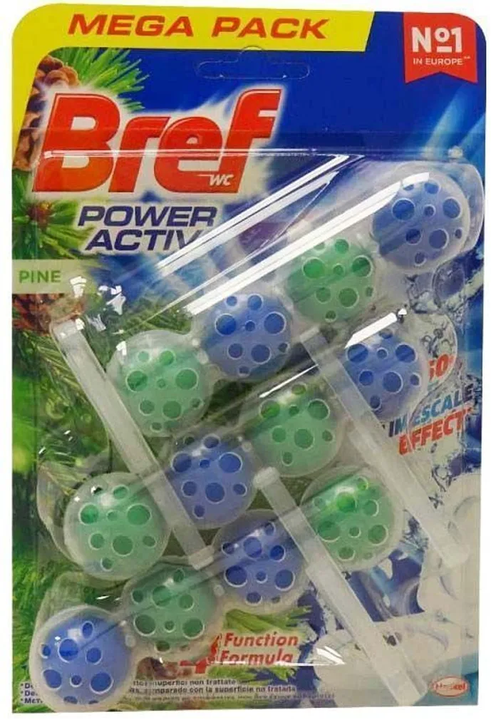 WC-VÄRSKENDAJA BREF POWER ACTIVE 3X50G MÄND