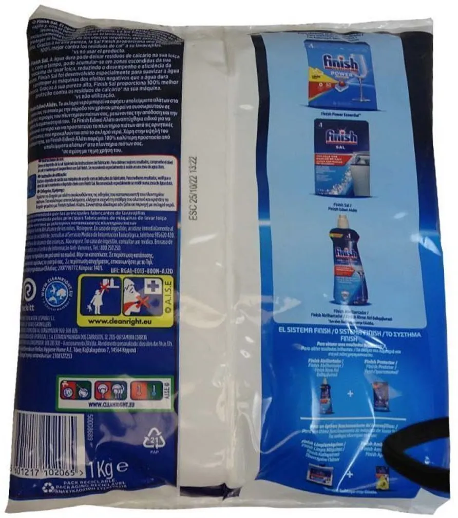 NÕUDEPESUMASINA SOOL FINISH 1KG