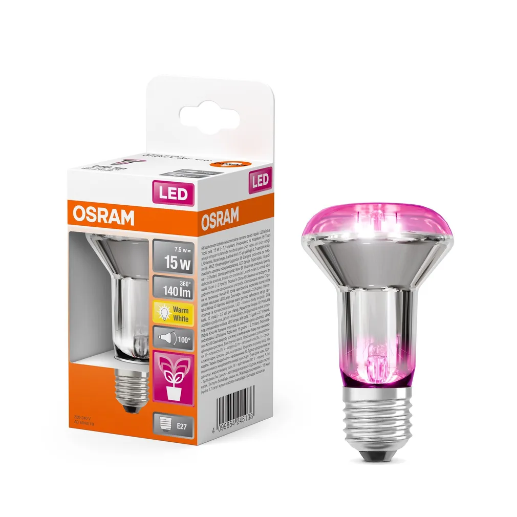 LED TAIMELAMP OSRAM R63 7,5W 230V E27