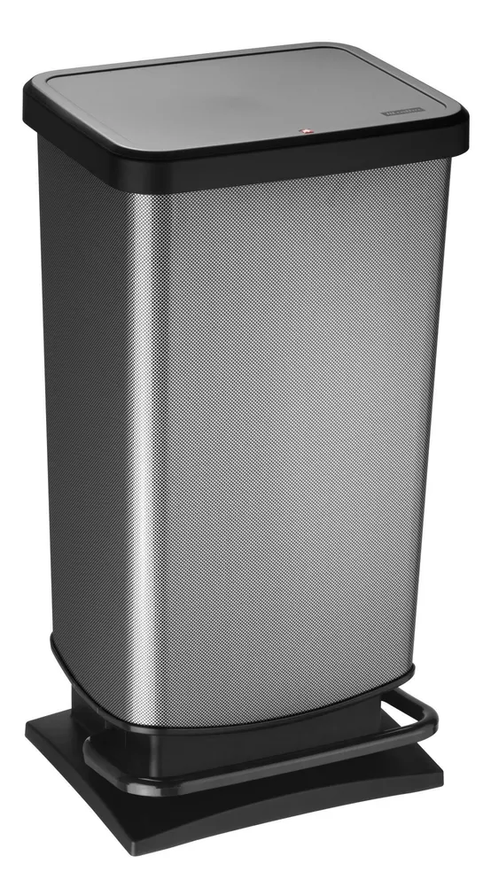 PRÜGIKAST ROTHO PASO PEDAALIGA MUST/METALL 40L