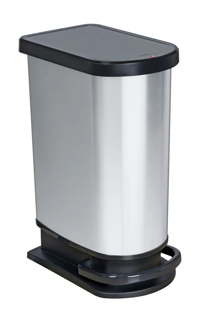 PRÜGIKAST ROTHO PASO PEDAALIGA MUST/HÕBEDANE 50L