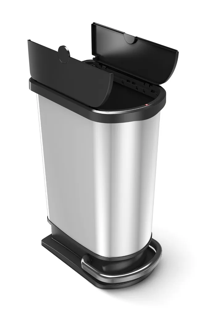 PRÜGIKAST ROTHO PASO PEDAALIGA 2-OSALINE MUST/HÕBEDANE 50L