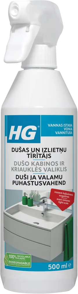 DUŠI- JA VALAMU PUHASTUSVAHEND HG 0,5L