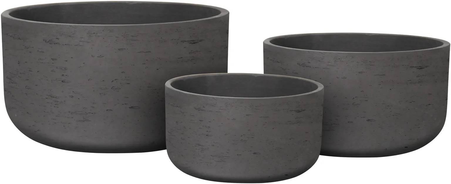 ÜMBRISPOTT RO CEMENT 53X53X30CM MUST