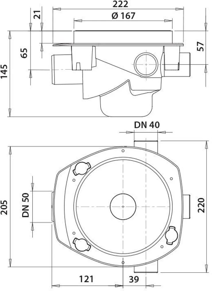 TRAPP VIESER DN50 3X32/40 ONE HORISONTAALNE