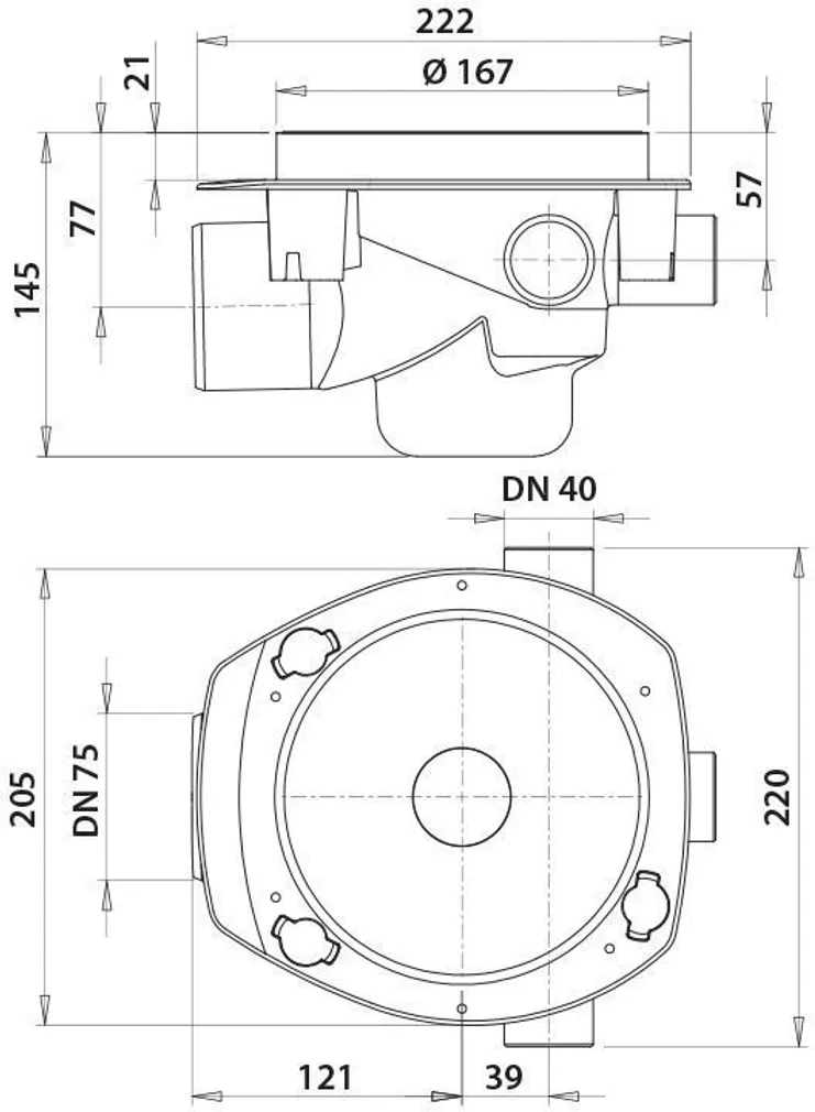 TRAPP VIESER DN75 3X32/40 ONE HORISONTAALNE