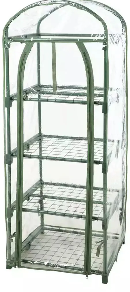 KASVUHOONE 4 RIIULIGA 50X45X130CM