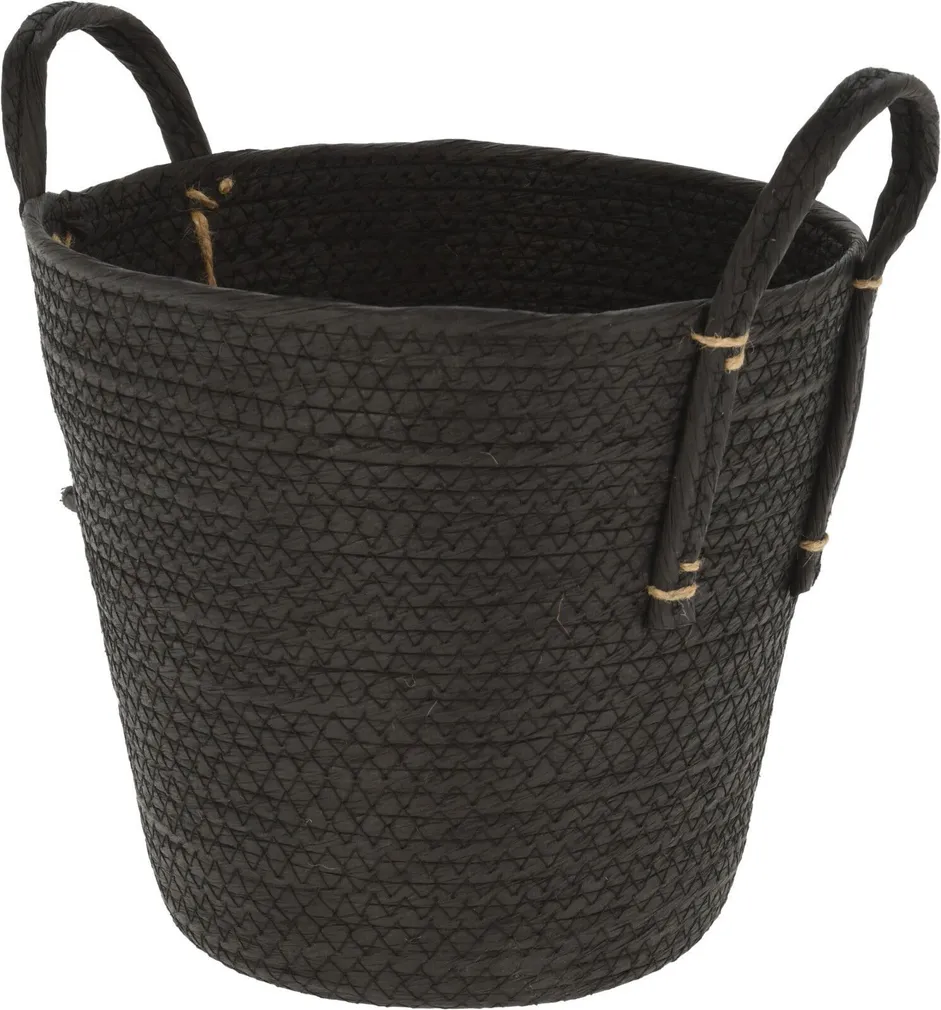 PUNUTUD KORV SANGADEGA 25X25X25CM MUST