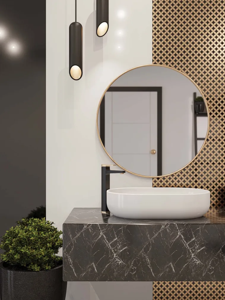 VALAMU INVENA KORFU 60X42CM PINNAPEALNE OVAALNE VALGE