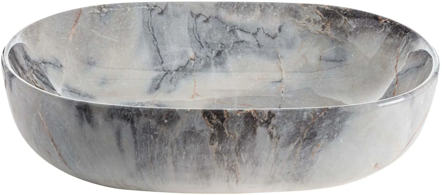 VALAMU INVENA KORFU 60X42CM PINNAPEALNE OVAALNE VALGE/SININE-HALL