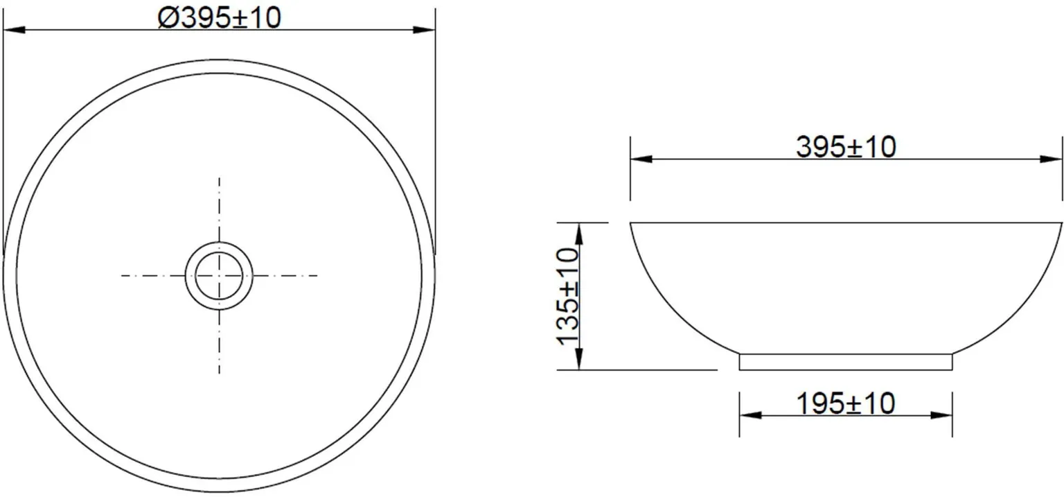 VALAMU INVENA TINOS Ø39,5CM PINNAPEALNE HALL MATT MARMOR