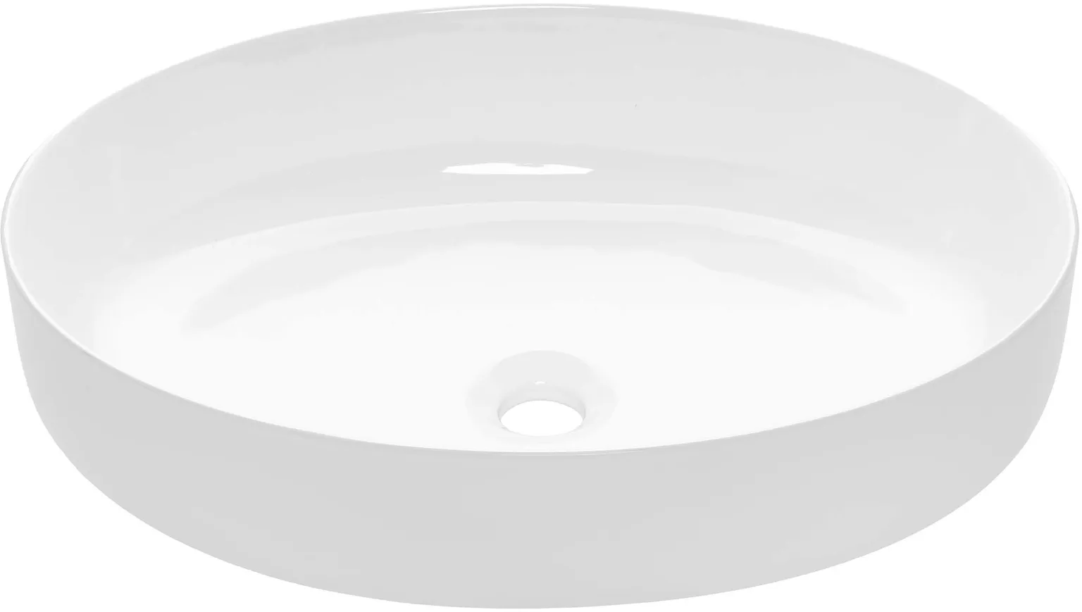 VALAMU INVENA ASTRI 55X41CM PINNAPEALNE OVAALNE VALGE