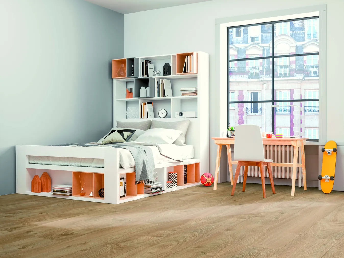 LAMINAATPARKETT 8MM MILO AQUA BLOCK TAMM LIVORNO 2,37M² PAKIS