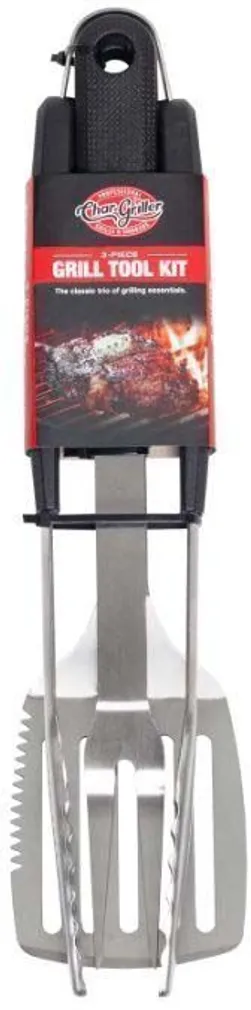GRILLITARVIKUTE KOMPLEKT CHARGRILLER GRILLTANGID, -KAHVEL, -LABIDAS