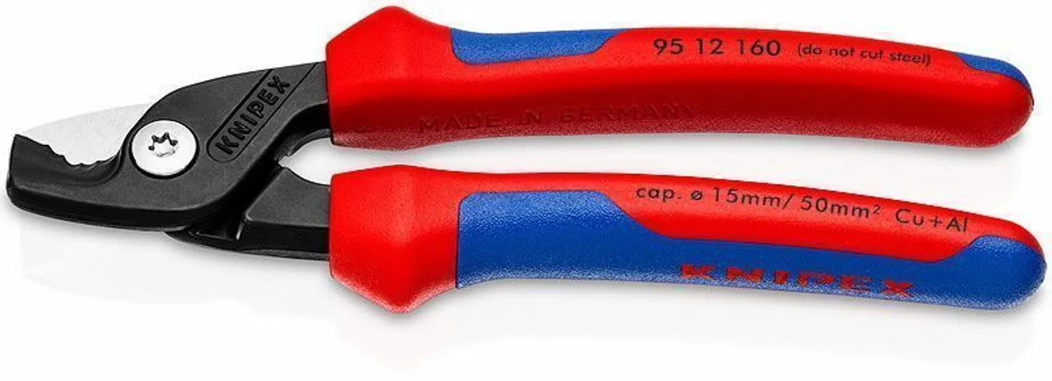 KAABLIKÄÄRID KNIPEX STEPCUT D15MM/50MM2 PLASTIK KÄEPIDE