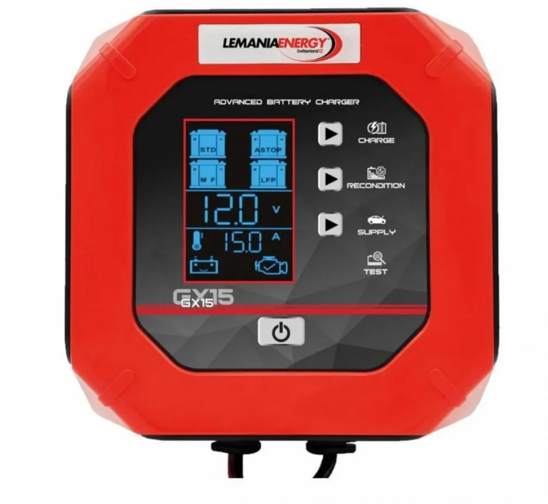 NUTIKAS AKULAADIJA LEMANIA GX15 12/24V 15A