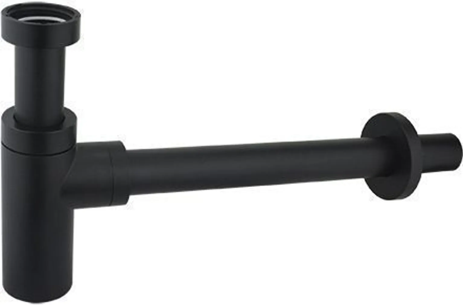 PUDELSIFOON NORDLINE 1 1/4" -Ø32 PLASTIK, MUST