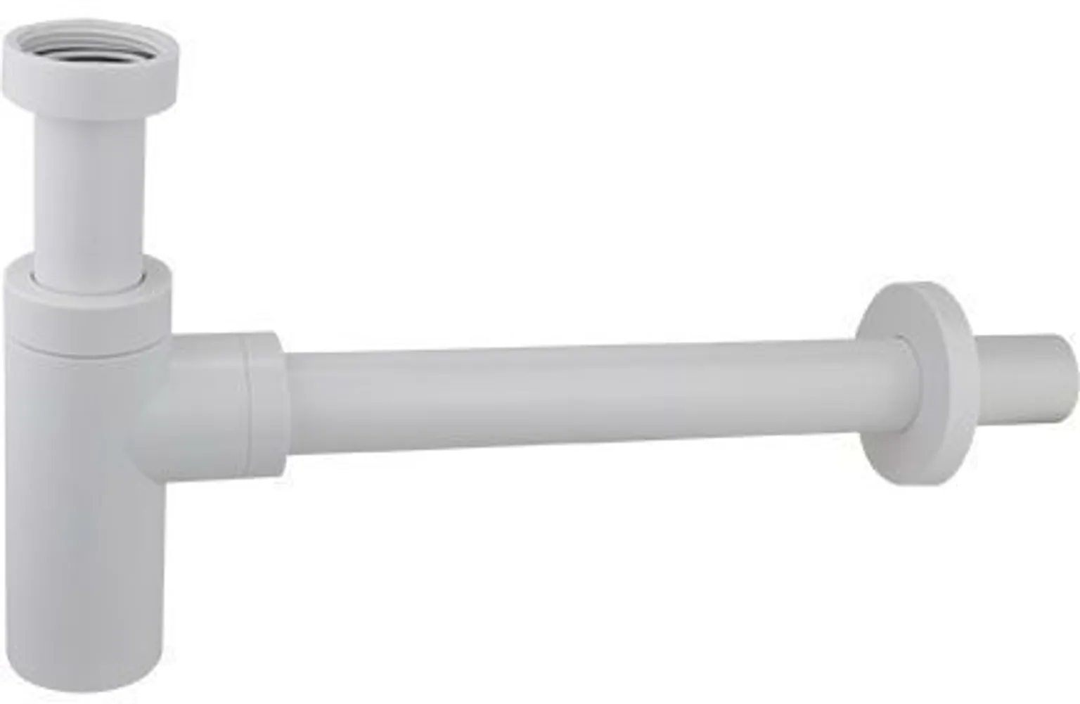 PUDELSIFOON NORDLINE 1 1/4" -Ø32 PLASTIK, VALGE