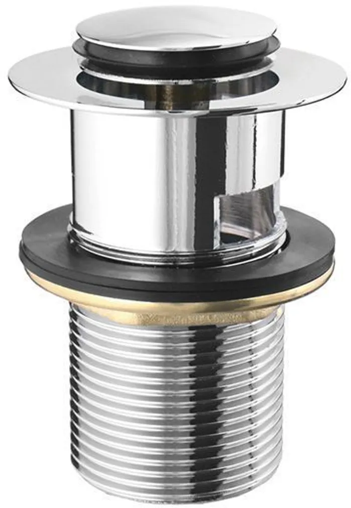 PÕHJAKLAPP NORDLINE CLICK-CLACK 1/4" ÜLEVOOLUAVAGA, MESSING,KROOM