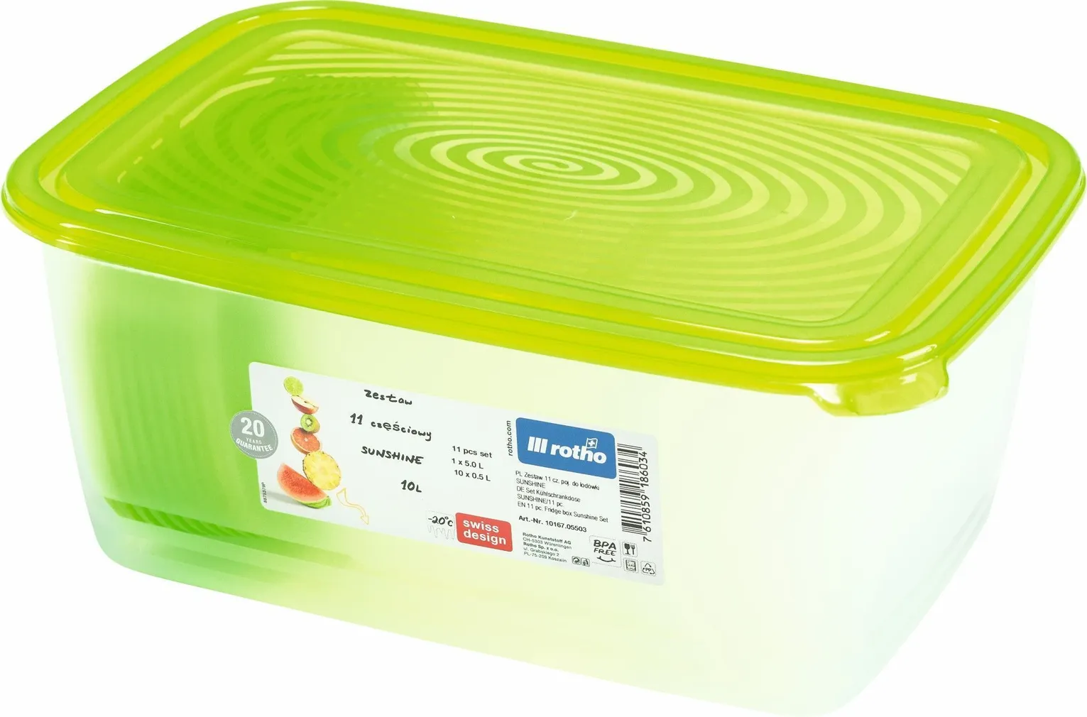 SÄILITUSKARPIDE KOMPLEKT ROTHO SUNSHINE 11TK