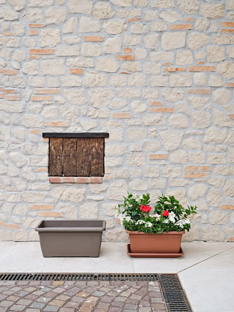 LILLEPOTT TIKAL PRUUN 32X62CM