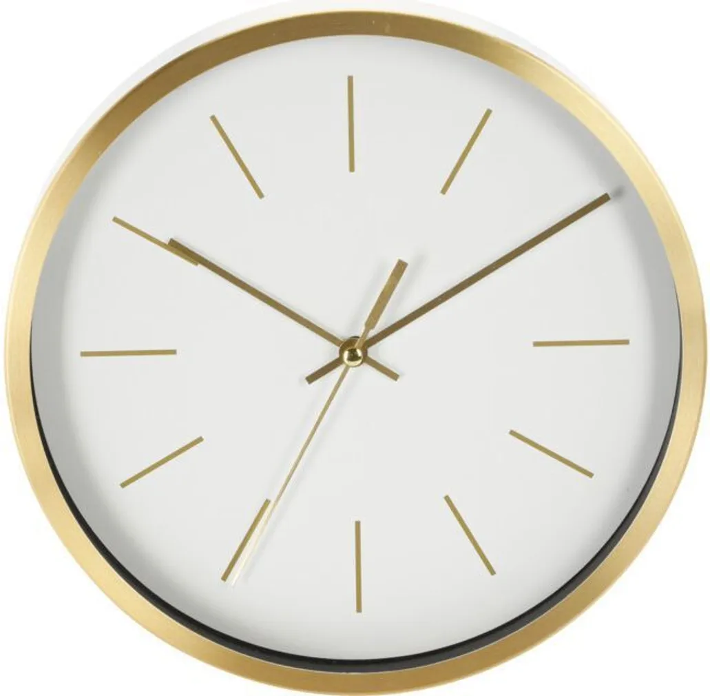 SEINAKELL Ø25CM KULDNE-VALGE