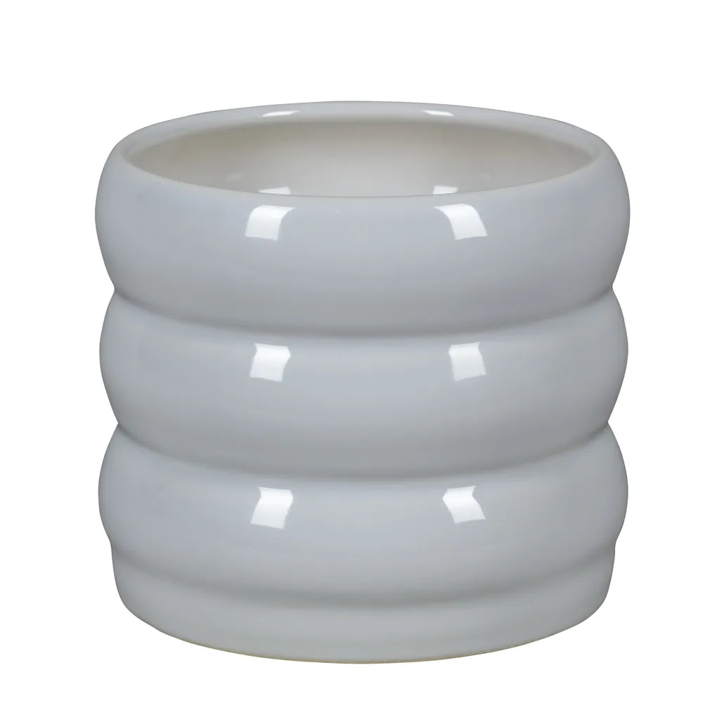 KERAAMILINE ÜMBRISPOTT NDT BUROLO 20X16CM VALGE