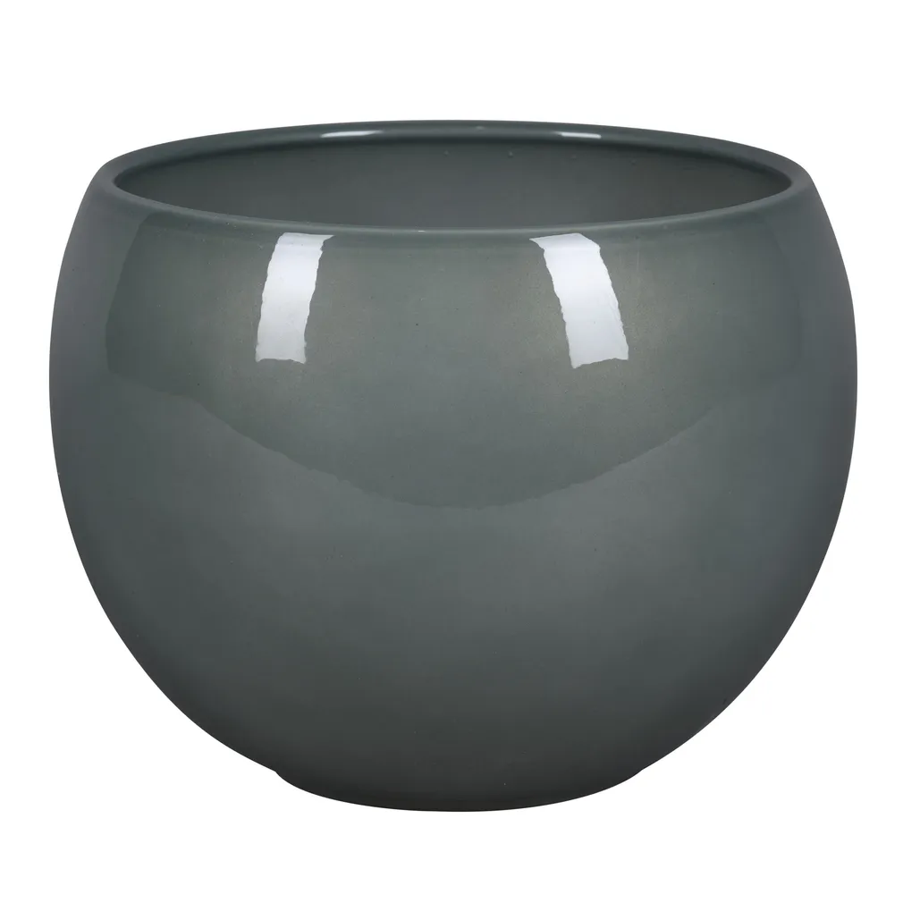 KERAAMILINE ÜMBRISPOTT NDT LUNA 14X10,4CM ROHEKASHALL