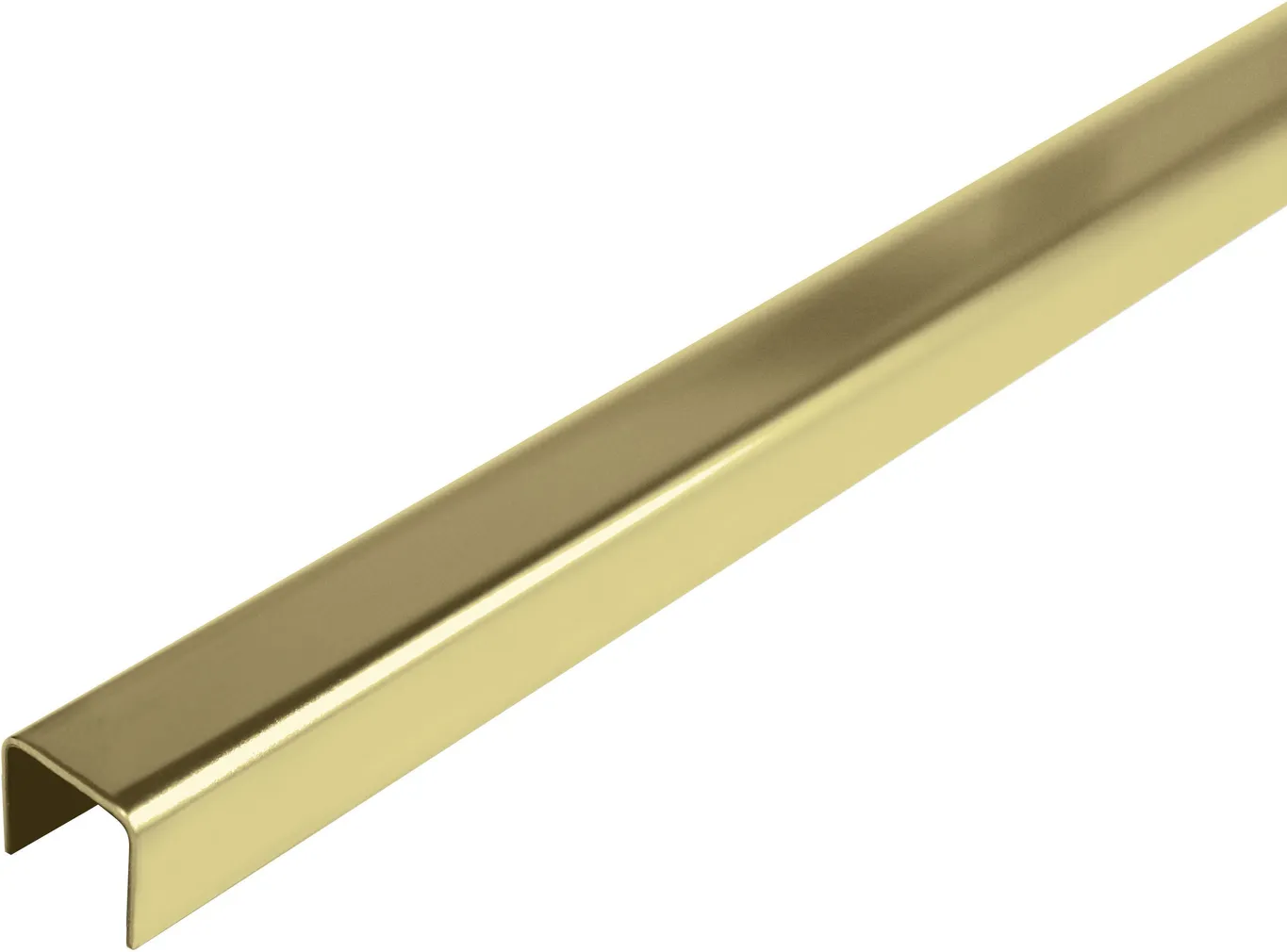 U-PROFIIL CEZAR RV TERAS 10X10X0,8X2500MM KULDNE