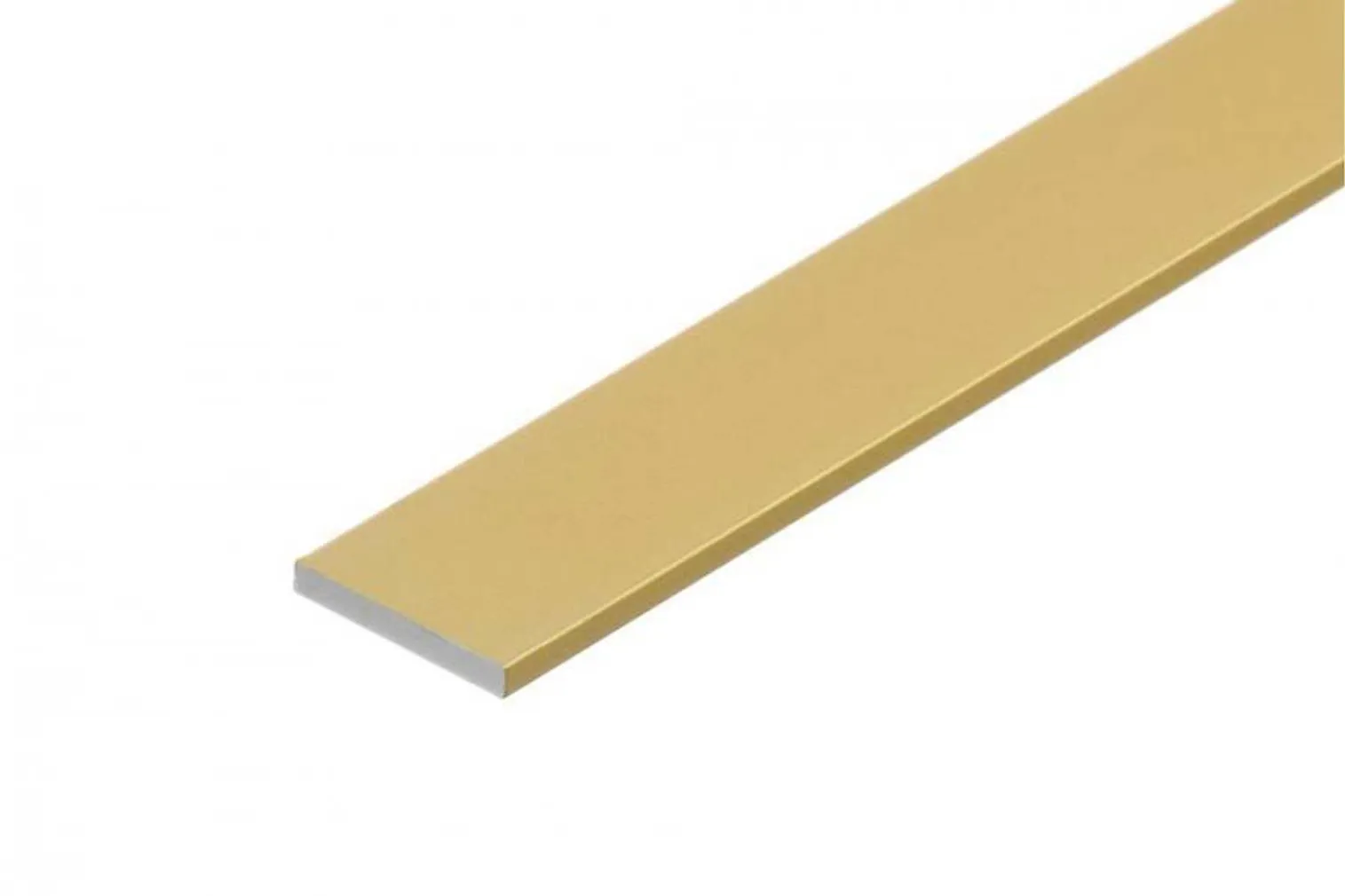 ALUMIINIUM PROFIIL CEZAR FLAT 15X2X1000MM ANOD.KULDNE