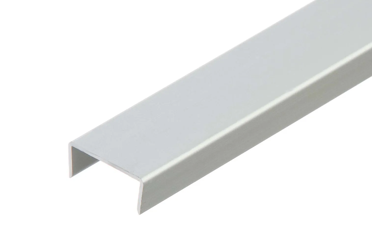 ALUMIINIUM U-PROFIIL CEZAR 20X10X1,5X1000MM ANOD.HÕBEDANE