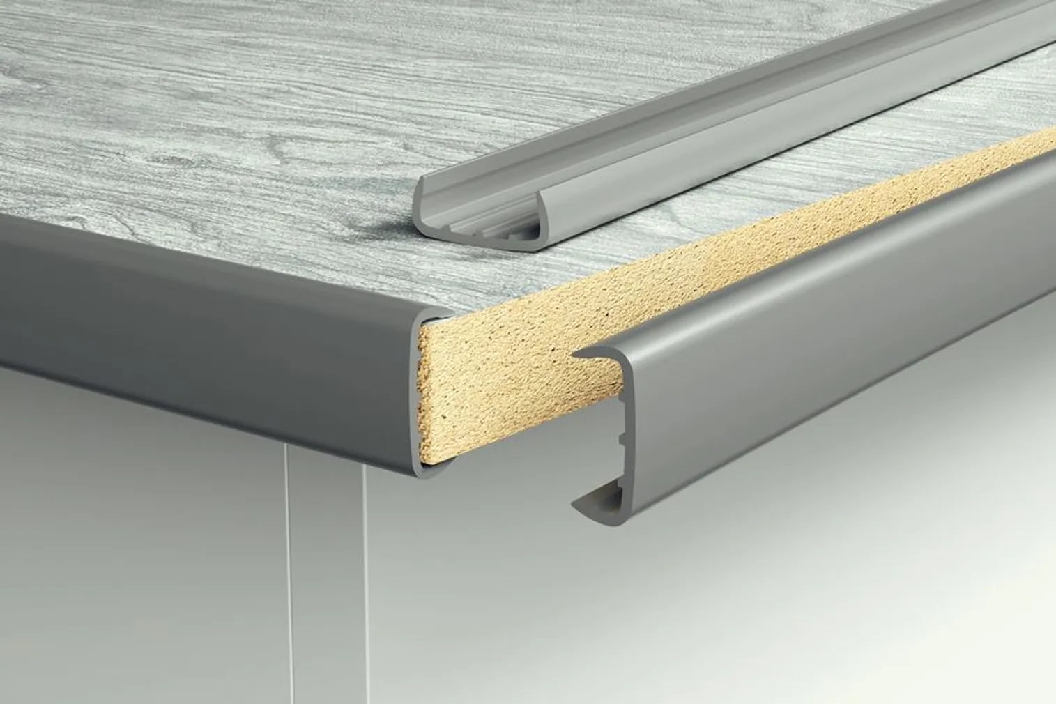 PVC U-PROFIIL CEZAR 18X2600MM VALGE RAL9003 