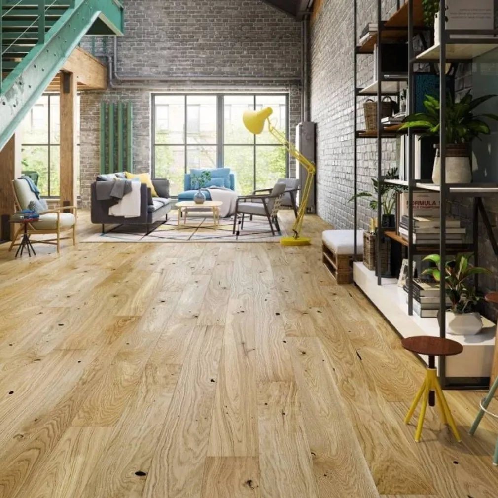 NATURAALPARKETT BARLINEK 14MM TAMM LÄBIPAISTEV MATT LAKK 1-LIPPI