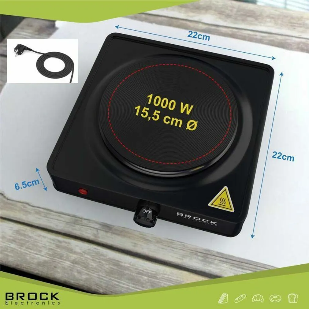 LAUAPLIIT BROCK EP 100 BK, 1500W