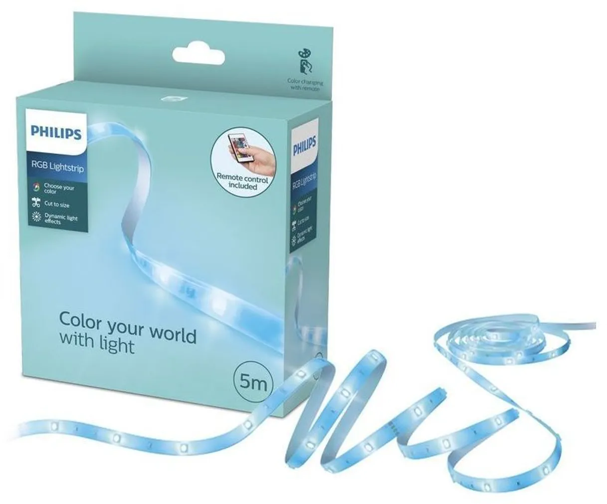 RIBAVALGUSTI KOMPLEKT PHILIPS 5M RGB 12W IP20