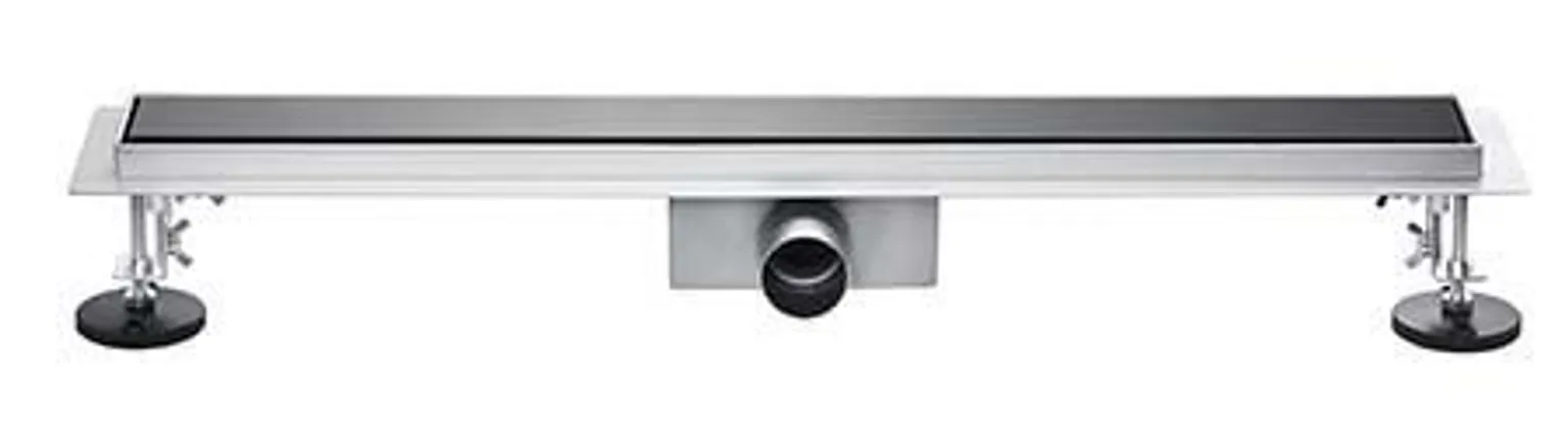 DUŠIRENN NORDLINE KUIVTRAPIGA 80X7CM, REST, MUST KLAAS, KOMPLEKT