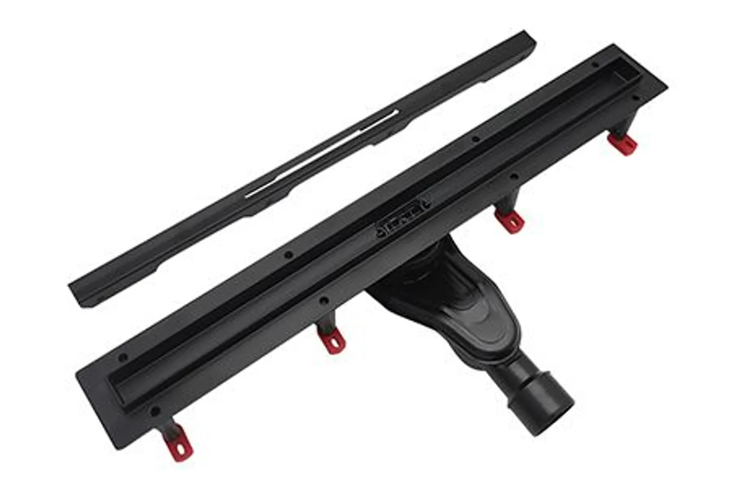 DUŠIRENN NORDLINE 90X3CM PÖÖRATAV 360° SLIM, MUST MATT