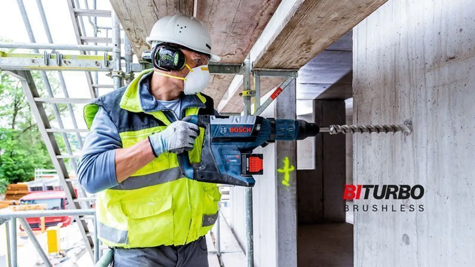 AKUPUURVASAR BOSCH GBH 18V-45 C, CC 2X12.0PRC, COMO, 18V-160