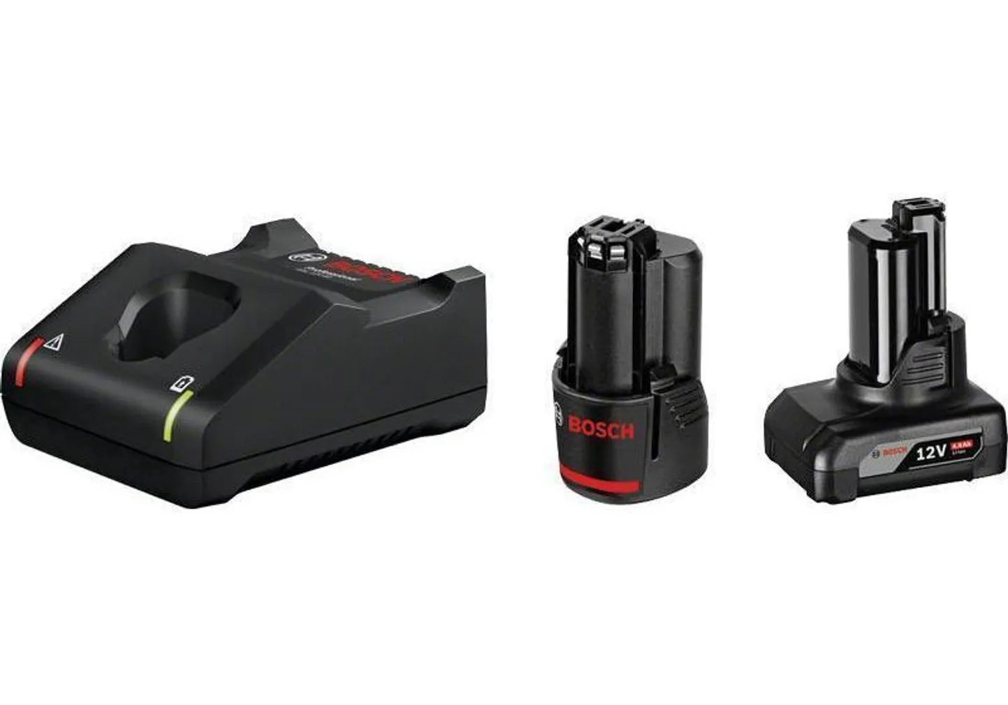 AKU JA LAADIJA BOSCH KOMPLEKT GBA 1X2,0AH+1X4,0AH+GAL, 12V-40