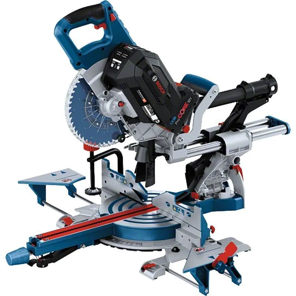 NURGASAAG BOSCH GCM 18V-216 DC SOLO, ILMA AKU JA LAADIJATA