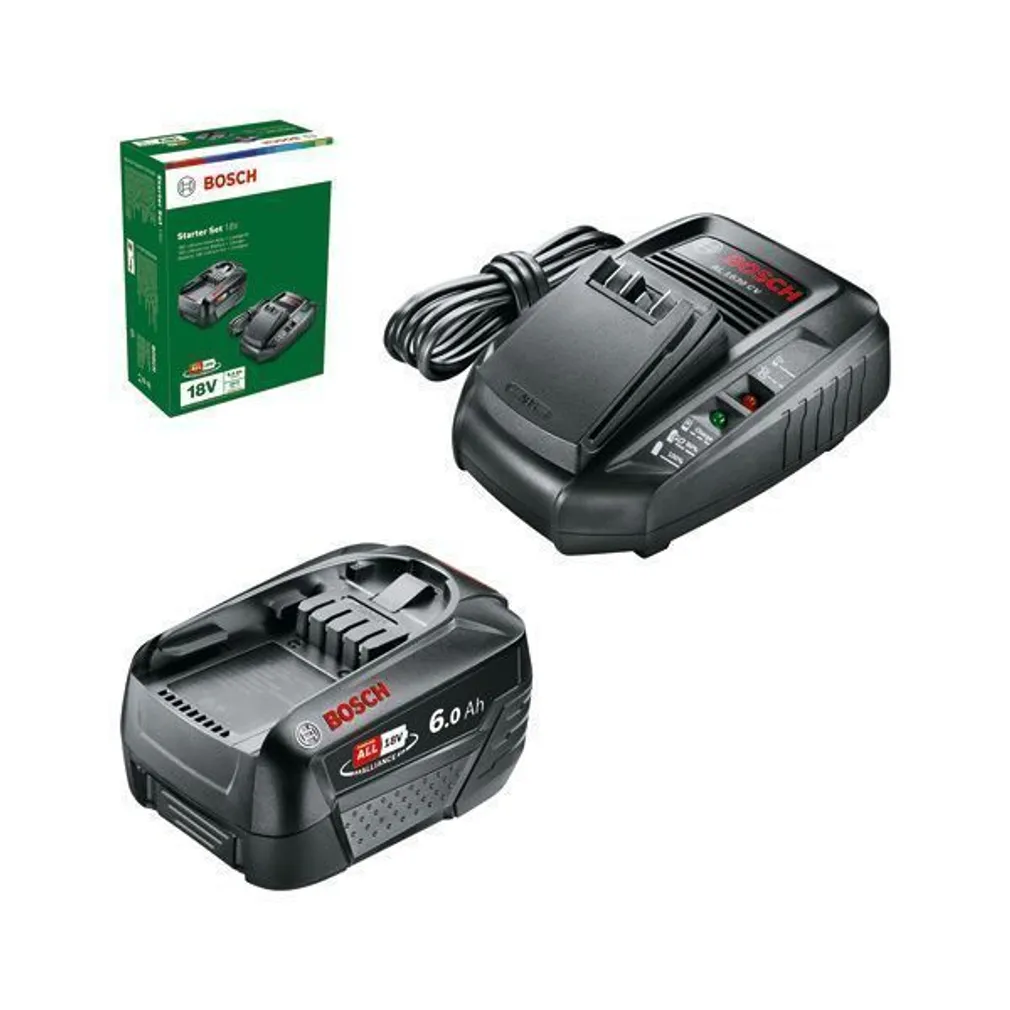 LAADIMISKOMPLEKT BOSCH 18V AKU + LAADIJA, 1X6,0AH