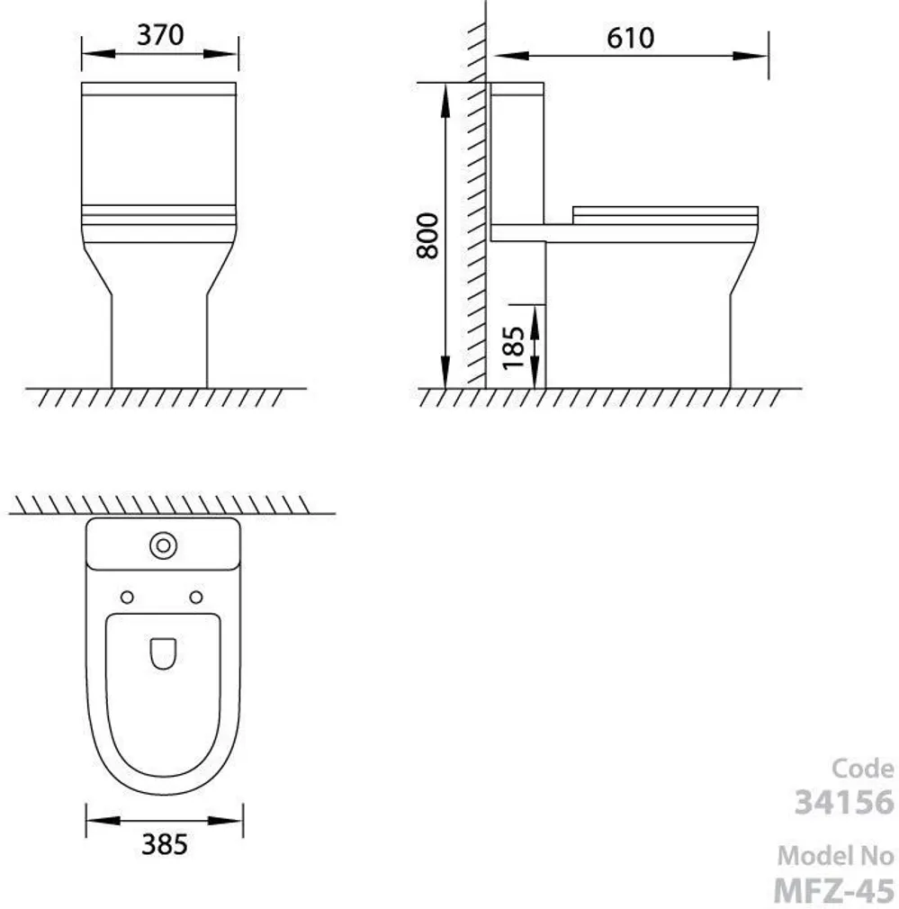 WC POTT VENTO NORBERG TAHAJOOKS VALGE