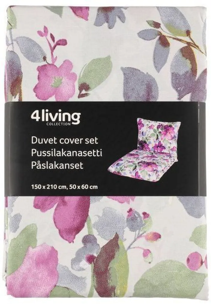 VOODIPESUKOMPLEKT 4LIVING VIOLETTA 150X210CM, 50X60CM