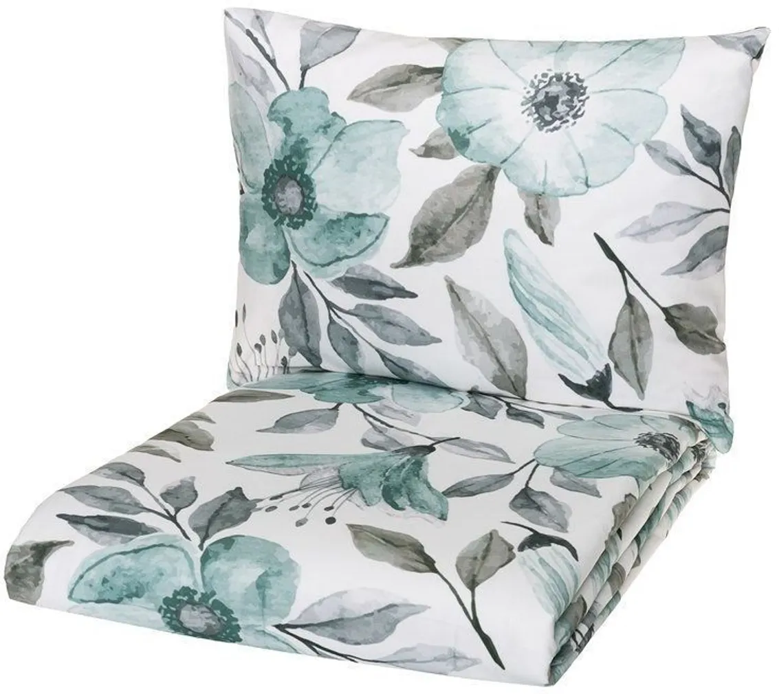 VOODIPESUKOMPLEKT 4LIVING GRETA 150X210CM, 50X60CM SININE